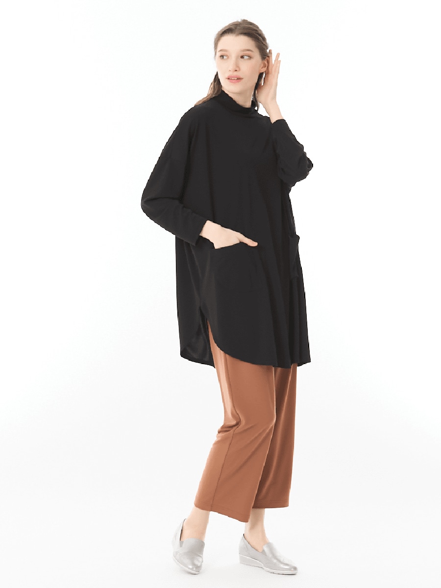 ドレープチュニックカットソー