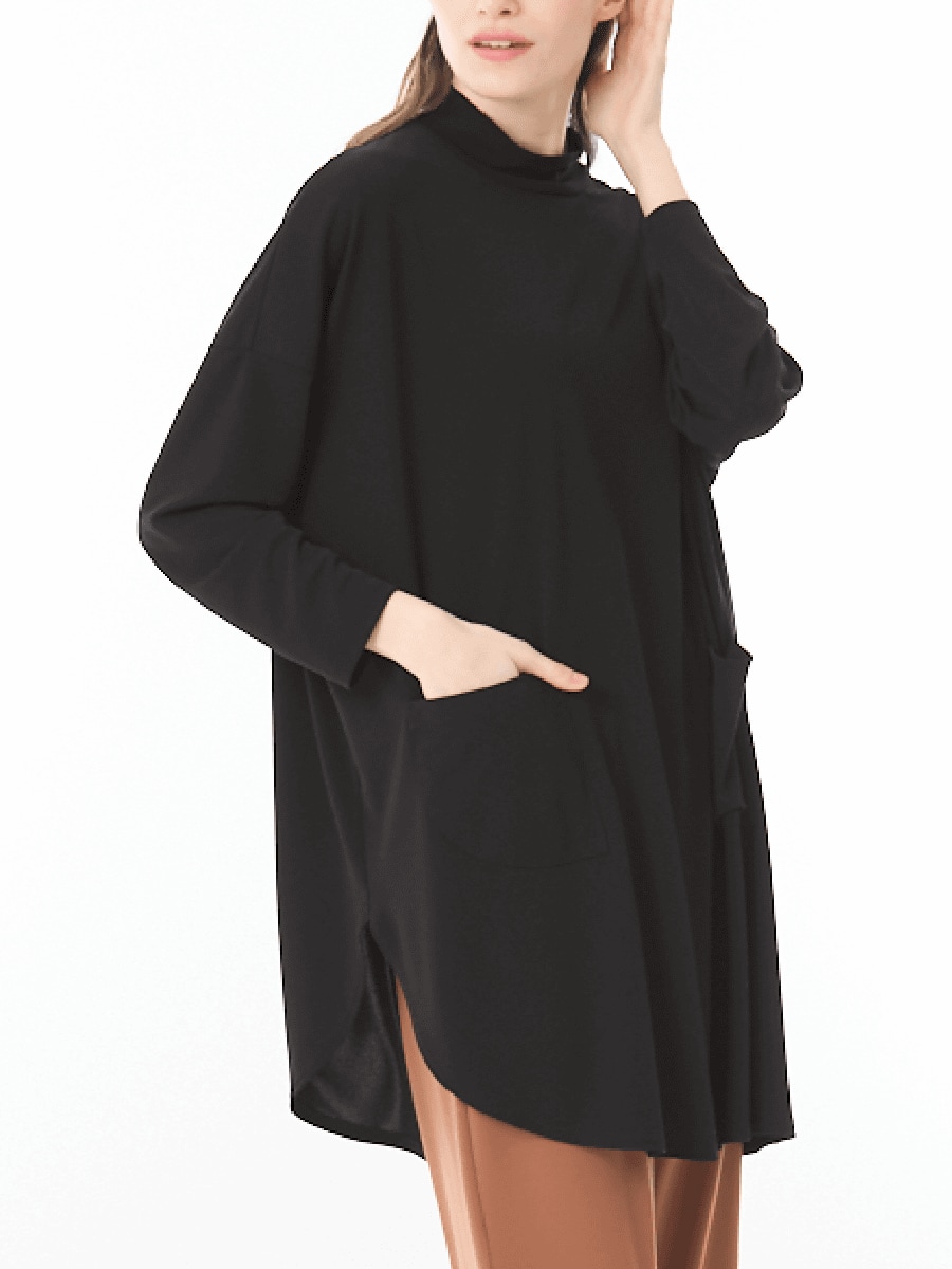 ドレープチュニックカットソー