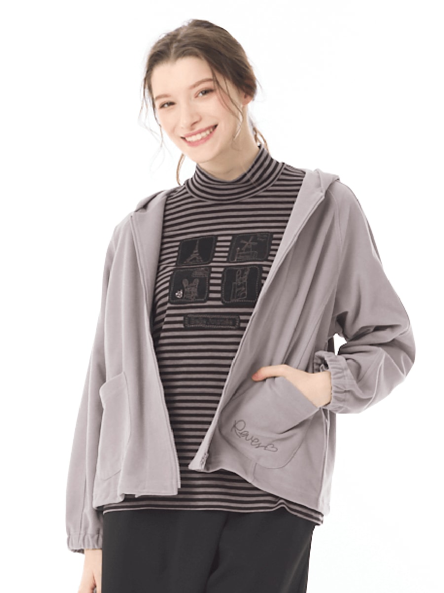 やわらか起毛　かのこジャケット