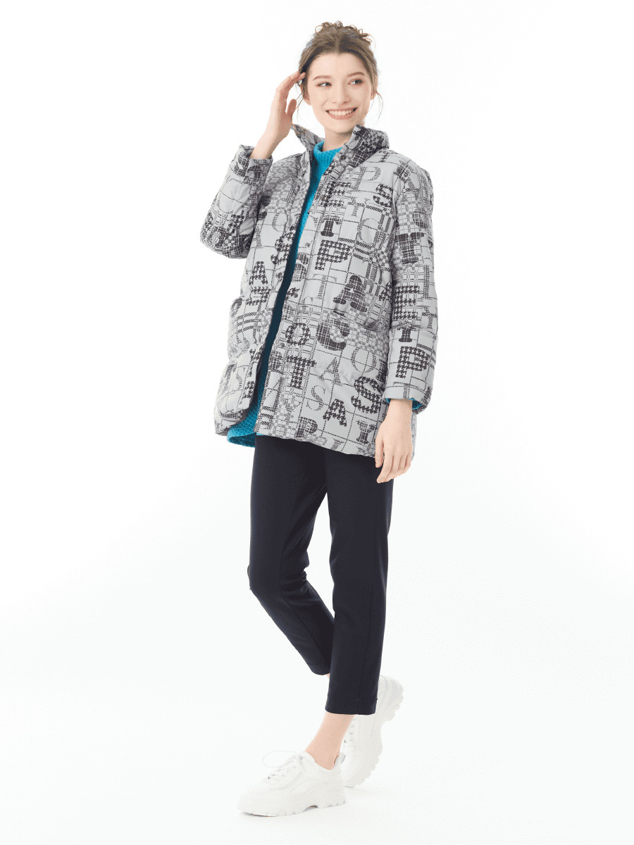 洗える中綿　プリントジャケット