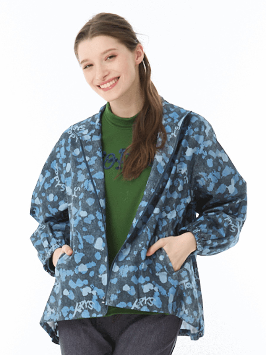 アニマルデニム　プリントブルゾン