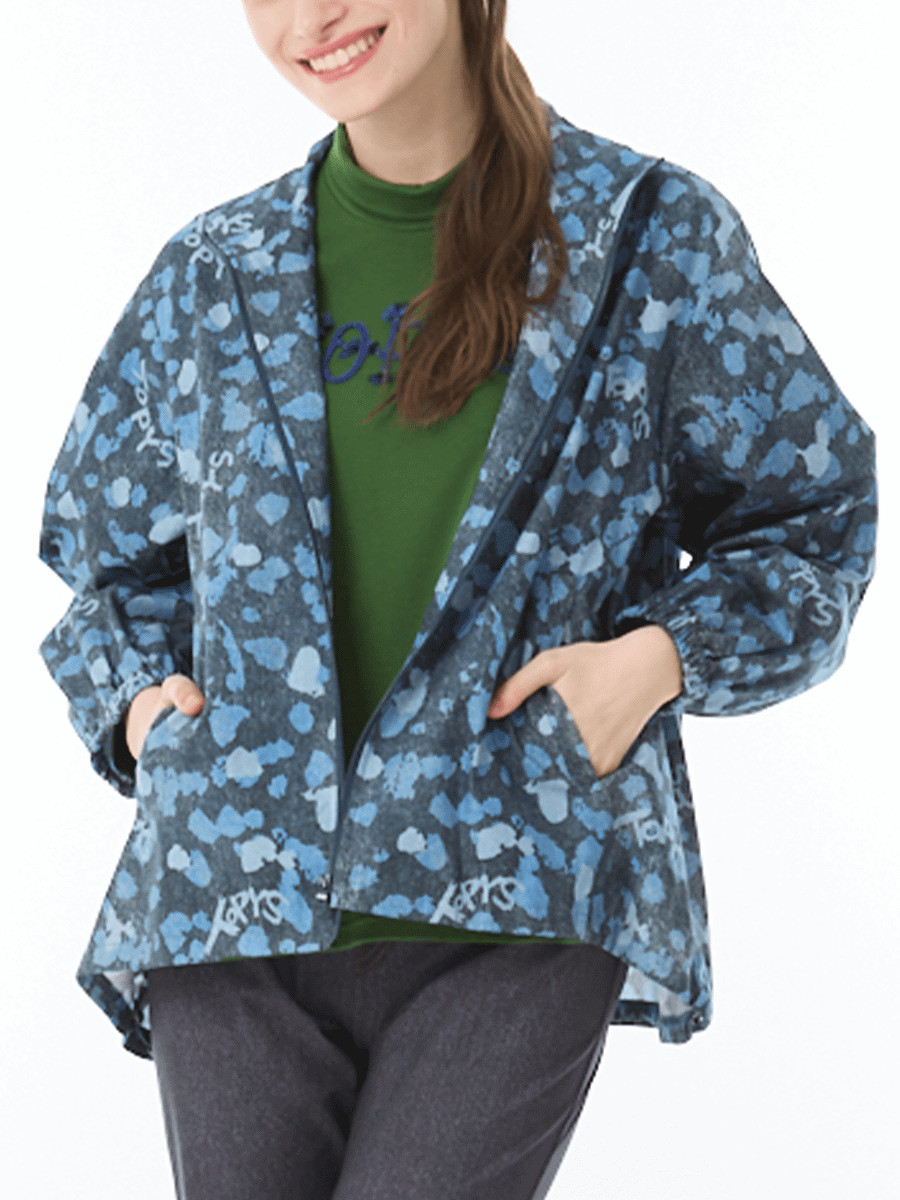 アニマルデニム　プリントブルゾン