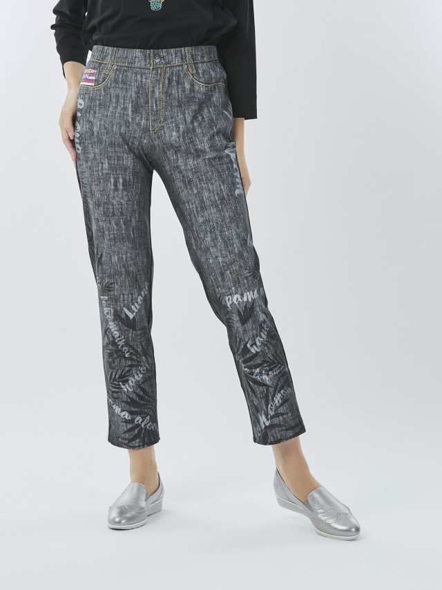 ストレッチプリントパンツ