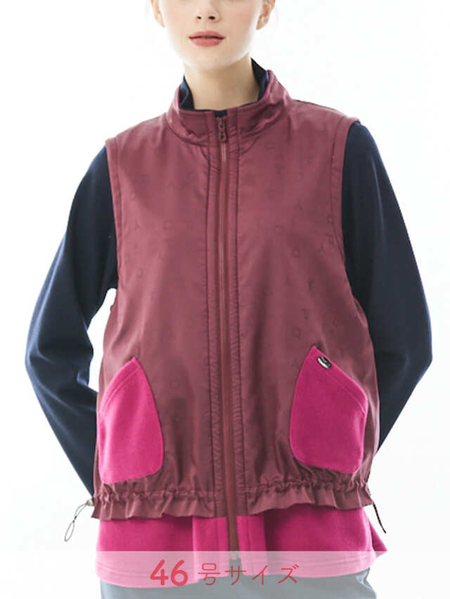 イタリア製生地使用　フリース　ベスト