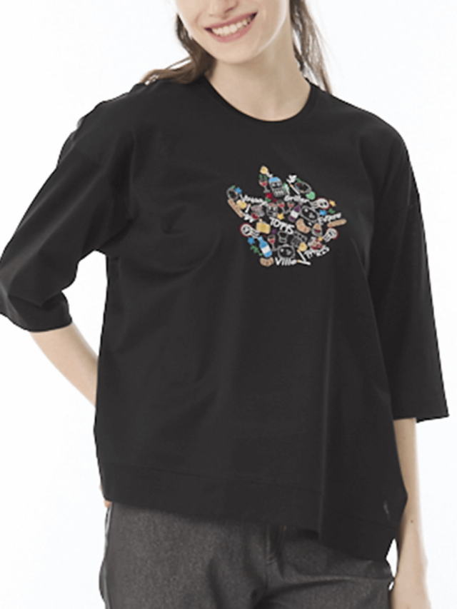 美光沢 半袖カットソー｜アトリエドール公式オンラインショップ