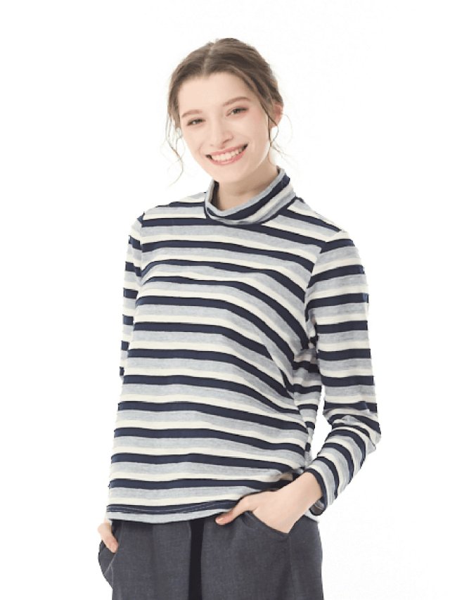 ゾーイ ZOY レディース カットソー ボーダー ストレッチ 秋冬春 ゾーイ ZOY レディース カットソー ボーダー ストレッチ 秋冬春