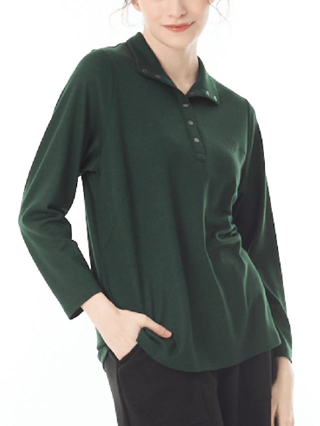 洗えるウール 襟付きカットソー｜アトリエドール公式オンライン