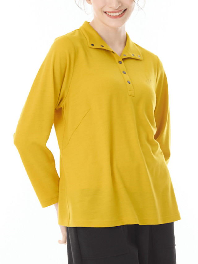 洗えるウール 襟付きカットソー｜アトリエドール公式オンライン