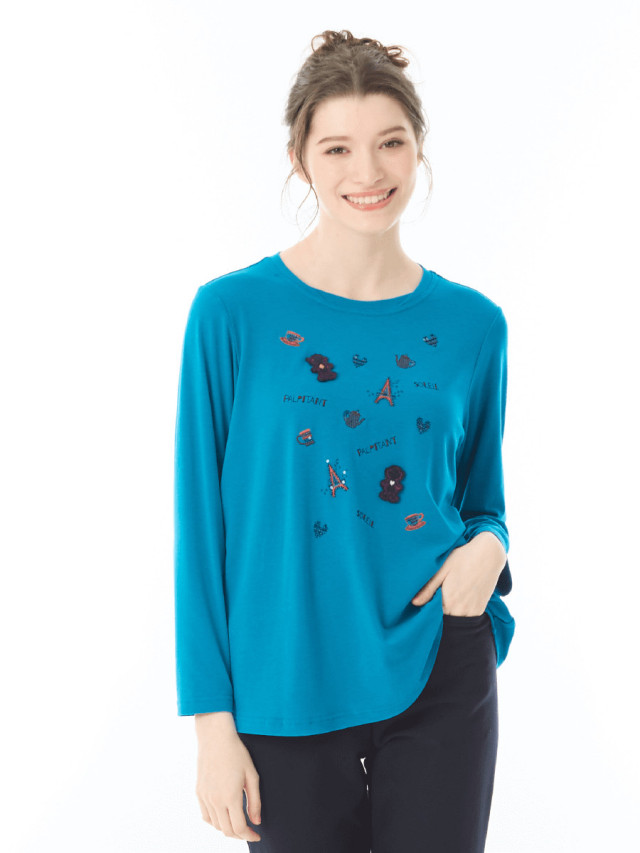 ソフト起毛　あったかカットソー