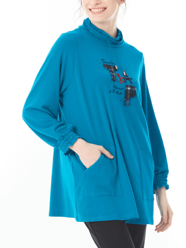 ソフト起毛 あったかチュニックカットソー｜アトリエドール公式