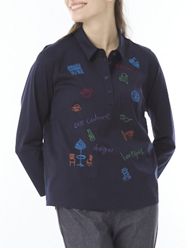 美光沢襟つきカットソー｜アトリエドール公式オンラインショップ