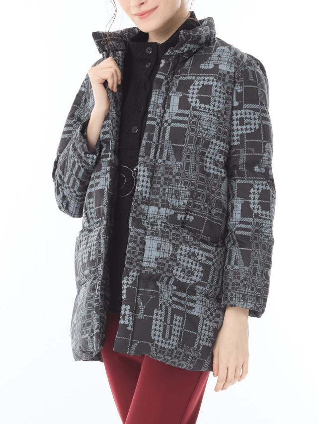 洗える中綿 プリントジャケット