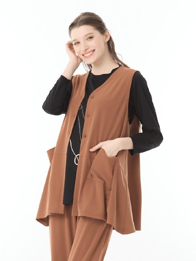 ドレープチュニックベスト｜アトリエドール公式オンラインショップ