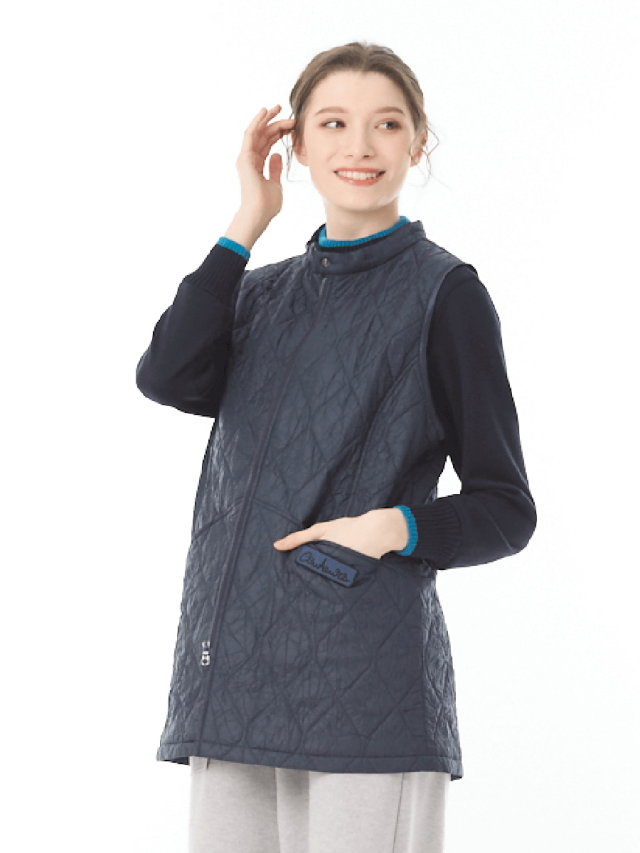 キルト＆シワ加工ベスト｜アトリエドール公式オンラインショップ