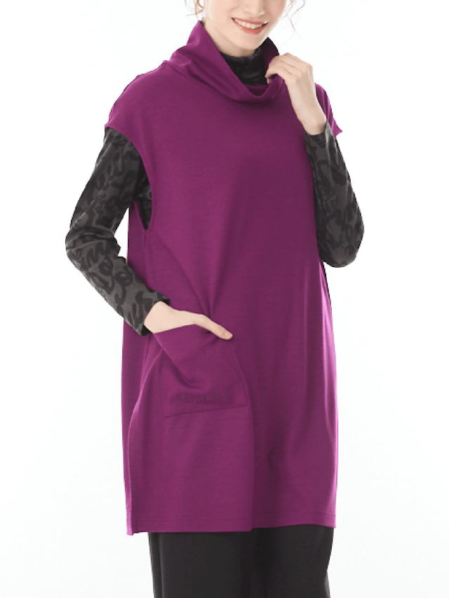 洗えるウール ロングベスト｜アトリエドール公式オンラインショップ