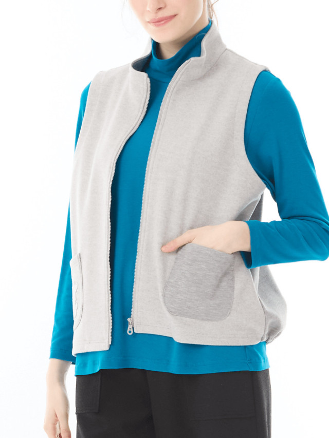 フェイクウールベスト｜アトリエドール公式オンラインショップ