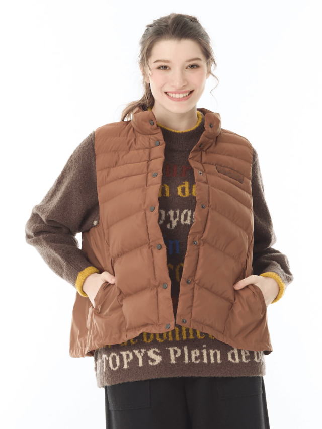 Topys トピィーズ アトリエドール 中綿ジャケット ブルゾン 総柄ビンテージ Topys（トピィーズ） ジップジャケット□トピーズ/アトリエドール