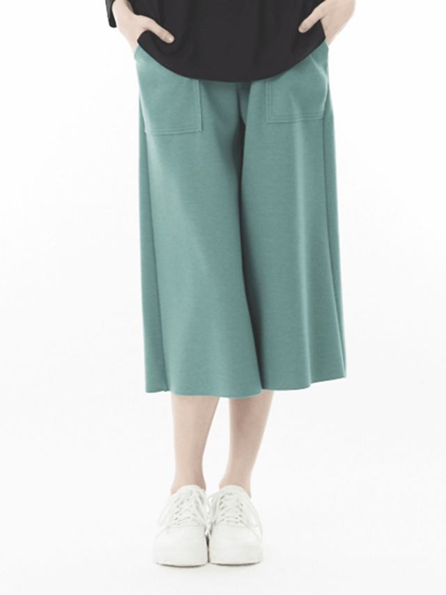 フェイクウール　ガウチョパンツ