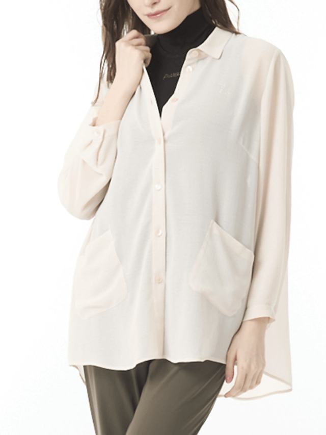 涼感楊柳ブラウス