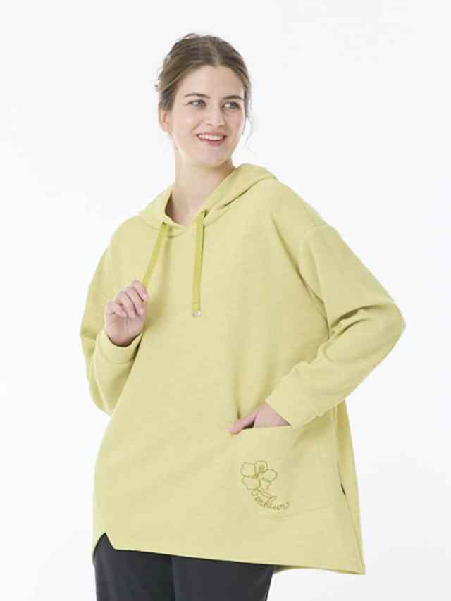 リネン風清涼プルオーバー