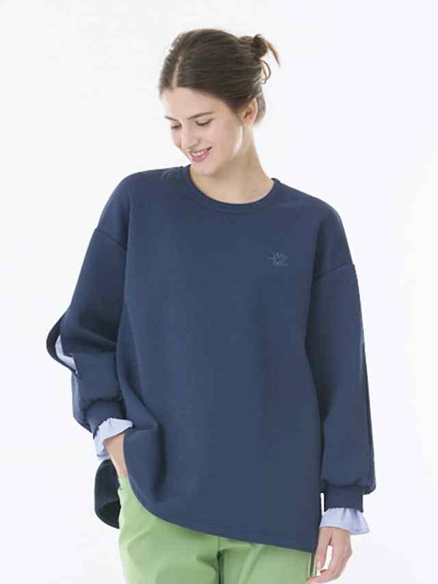 フクレロゴプルオーバー　うす綿入り