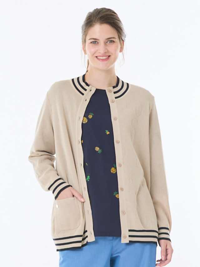 清涼ニットカーディガン