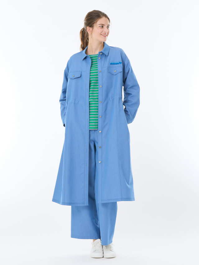 軽量ソフトストレッチデニム　ワンピース