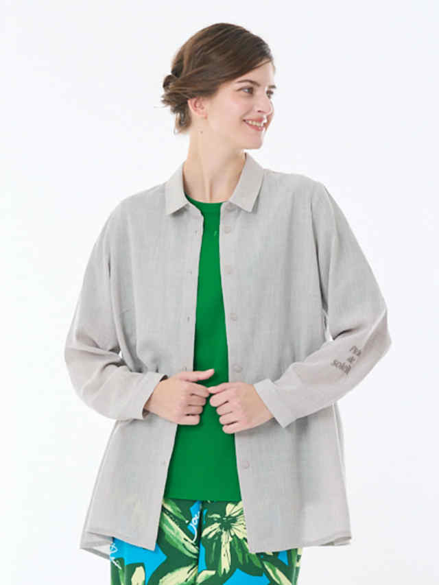 トリアセボイル　ロングブラウス