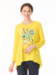 Topys　トピーズ　七分袖チュニック　サイズ40　ブラック　ロングTシャツ 楽天市場】Tシャツ カットソー ビックTシャツ オーバーサイズ 七