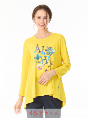 Topys　トピーズ　七分袖チュニック　サイズ40　ブラック　ロングTシャツ TOPYS plus 商品一覧｜アトリエドール公式オンラインショップ