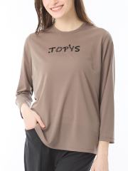 新品タグ付き　topys トピーズ　カットソー　ブラウン　40サイズ 新品タグ付き topys トピーズ カットソー ブラウン 40サイズ