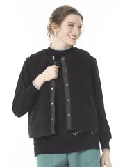 美品 TOPYS トピィーズ ダウンコート 黒 刺繍柄 TOPYS トピィーズ アトリエドール コート アウター ダウン ジャンパー