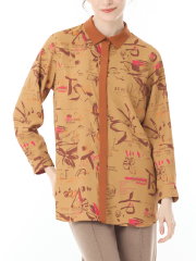 【新品2点セット】トピーズ アトリエドール　フラワープリント 半袖シャツ 新品2点セット】トピーズ アトリエドール フラワープリント 半袖