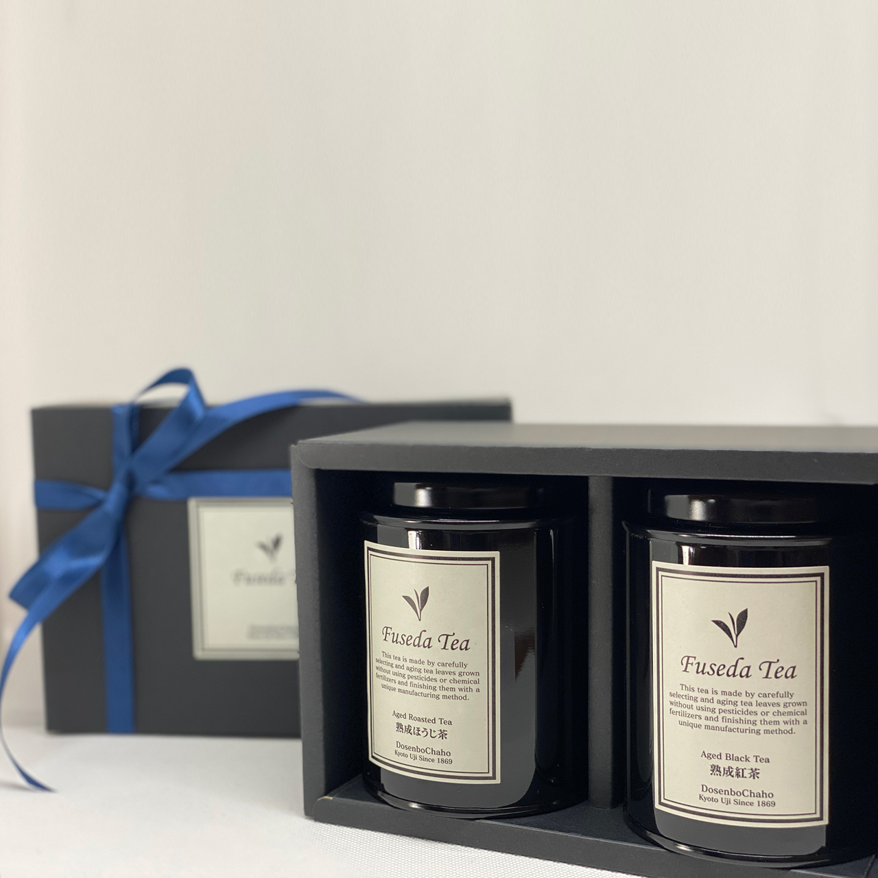 Fuseda Tea　リーフ　缶（箱入り２本詰）