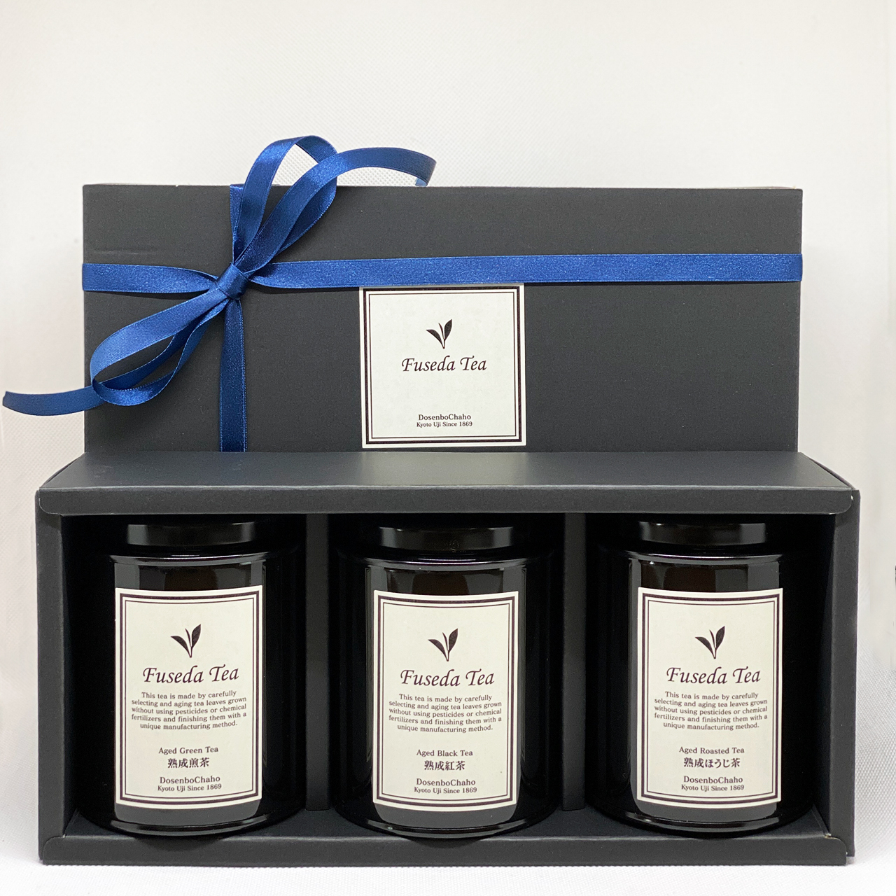 Fuseda Tea　リーフ　缶（箱入り3本詰）