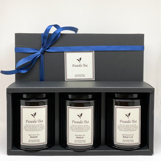 Fuseda Tea　リーフ　缶（箱入り3本詰）