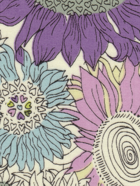 リバティプリント フローレットロンドン ハンカチ クロス