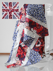 リバティプリント フローレットロンドン ハンカチ クロス