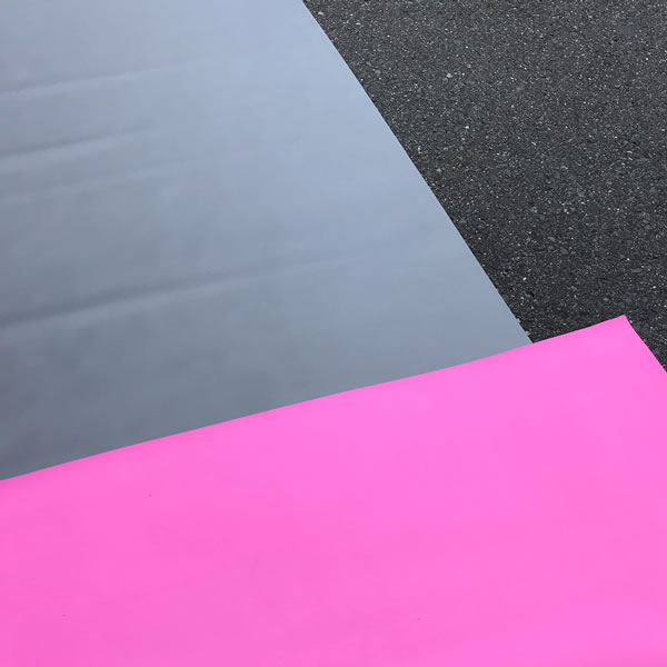 ビニールマット　シルバー　カシミヤ　画像