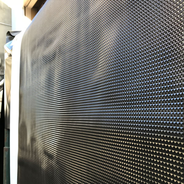 ビニールシートピラマット黒画像