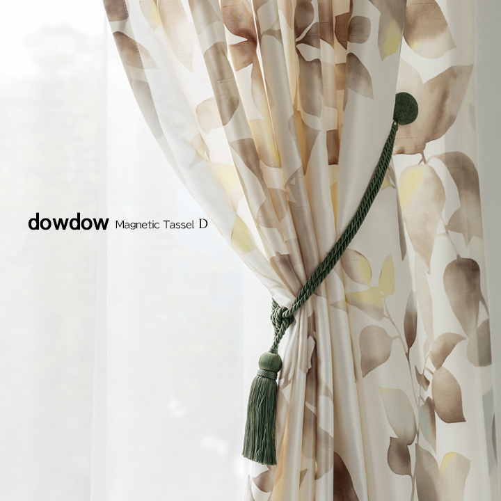 フサカケがいらない【マグネット タッセルⅮ】６カラー（２個セット）