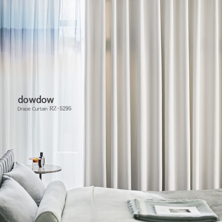 【シンプル モダン】上質のスエード調の遮光カーテン【RZ-5295】ペールグレー