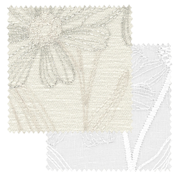 【オーダーカーテン新築セット】爽やかなフレンチシックのコーディネート【FC-07】2窓セット