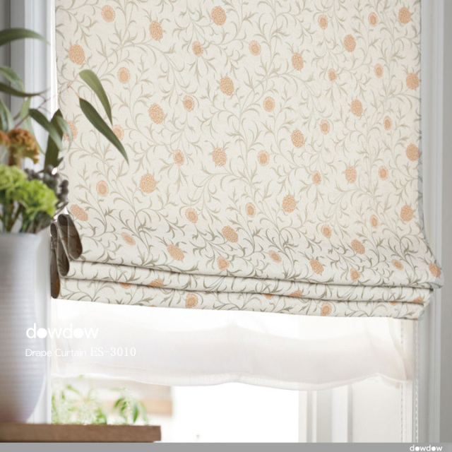 モリス】スクロールのドレープカーテン＆シェード【ES-3010】ソフト
