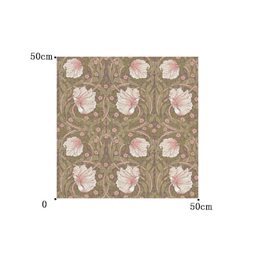 【モリス】ピンパーネルのドレープカーテン＆シェード【ES-3014】ディープカラー