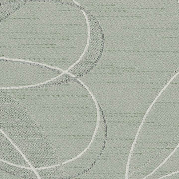 【北欧モダン】曲線で描かれる花柄の遮光カーテン＆シェード【ES-3347】ソフトグリーン