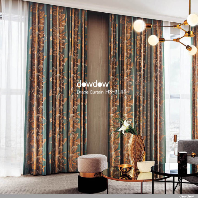 カーテン　used ドレープとシェード他 楽天市場】遮光2級・防炎・遮熱ドレープカーテン(ルポ モカ