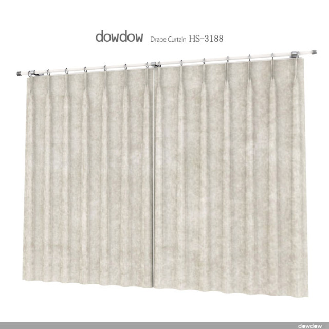 【イタリアン モダン】美しい光沢のベロアのドレープカーテン【HS-3188】シルバーアイボリー