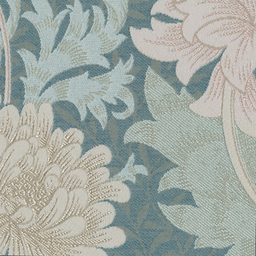 【ウィリアム モリス】クリサンセマムのドレープカーテン【IS-5101】グリーン