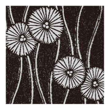 【和モダン】変わり立涌と菊松葉の遮光カーテン【IS-5182】濃藍色